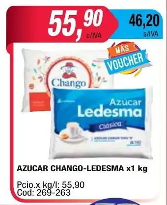 Maxiconsumo Ledesma Azucar Chango x 1kg oferta