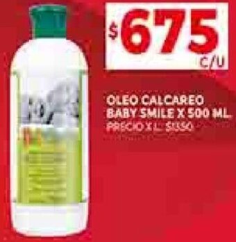 Supermercados DIA Oleo Calcareo Baby Smile 500ml oferta