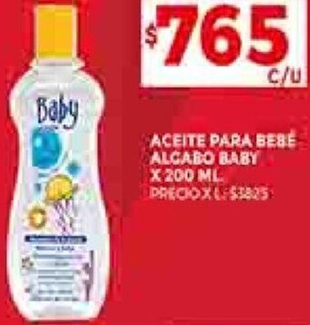 Supermercados DIA Aceite para Bebé Alcabo Baby 200ml oferta