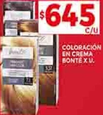 Supermercados DIA Coloración en Crema Bonté oferta