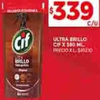 Supermercados DIA Ultra Brillo Cif oferta