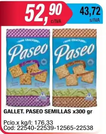 Maxiconsumo Paseo Gallet Semillas x 300grs oferta