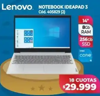 Naldo Lombardi Lenovo Notebook Idealpad 3 14" oferta