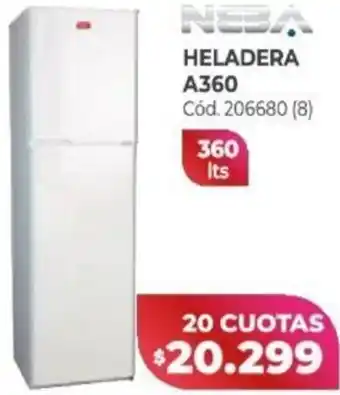 Naldo Lombardi NEBA Heladera A360 oferta