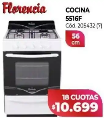 Naldo Lombardi Florencia Cocina 5516F 56cm oferta