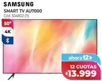 Naldo Lombardi Samsung Smart TV AU7000 50" oferta