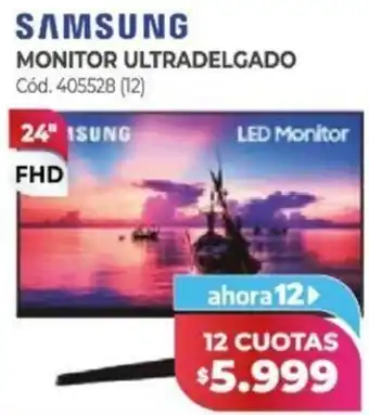 Naldo Lombardi Samsung Monitor Ultradelgado 24" oferta