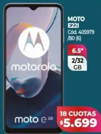 Naldo Lombardi Moto E221 6,5" oferta