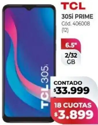 Naldo Lombardi TCL 305i Prime 6,5" oferta