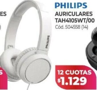 Naldo Lombardi Philips Auriculares TAH4105WT/00 oferta