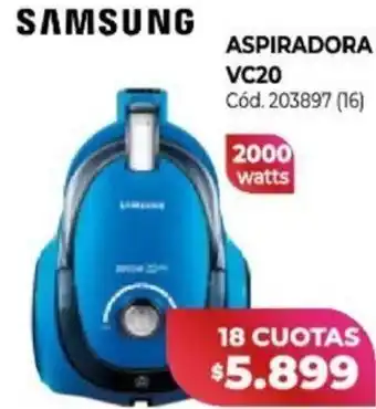 Naldo Lombardi Samsung Aspiradora VC20 2000W oferta