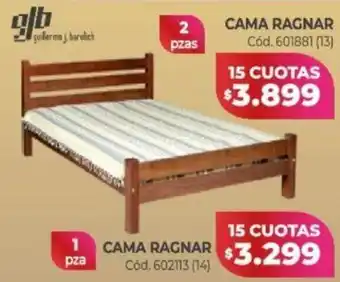 Naldo Lombardi Cama Ragnar 2pzas oferta