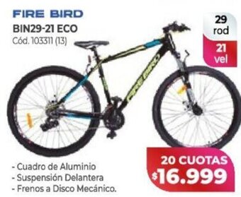 Naldo Lombardi Fire Bird BIN29-21 ECO oferta