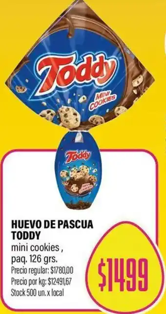 Supermercados Vea Huevo de Pascua Toddy 126g oferta