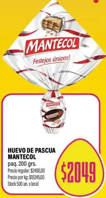 Supermercados Vea Huevo de Pascua Mantecol 200g oferta