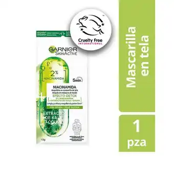 Pigmento Mascarilla facial con niacidamide détox 5 min oferta