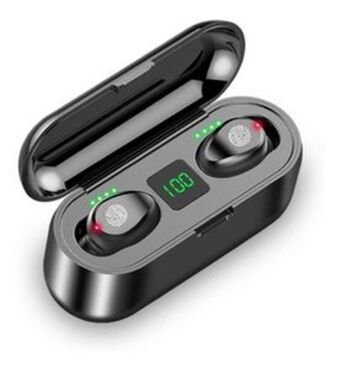 Auriculares bluetooth f9 tactil powerbank superior a xiaomi