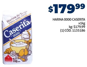 Makro Harina 0000 Caserita 1kg oferta