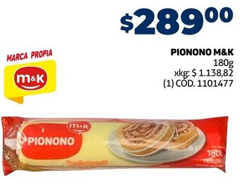 Makro Pionono M&K 180g oferta