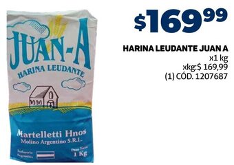 Makro Harina Leudante Juan A 1kg oferta
