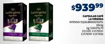 Makro Capsulas Café La Virginia 10u x 5g oferta