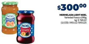 Makro Mermelada Light Noel 390g oferta