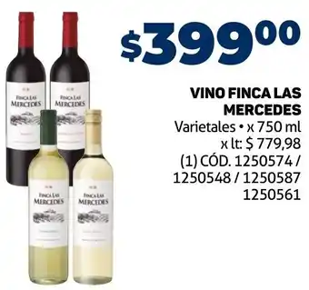 Makro VIno Finca Las Mercedes 750ml oferta