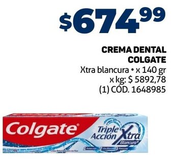 Makro Crema Dental Colgate 140g oferta