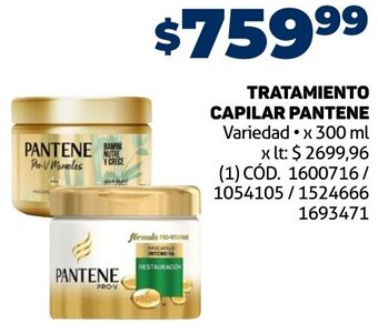 Makro Tratamiento Capilar Pantene 300ml oferta