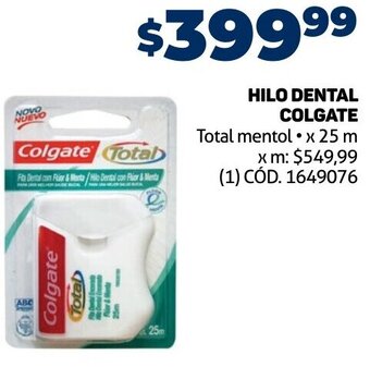 Makro Hilo Dental Colgate 25m oferta