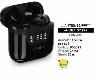 Auricular x view