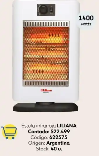 Coppel Estufa inflarroja liliana oferta