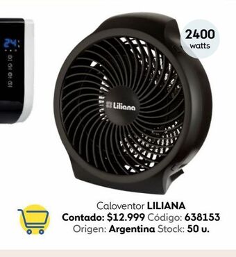 Coppel Caloventor liliana oferta