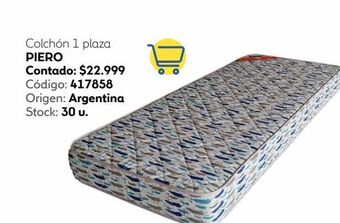 Coppel Colchon 1p piero 21d 18 body pro oferta