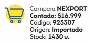 Coppel Campera nexport oferta