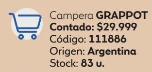 Coppel Campera grappot oferta