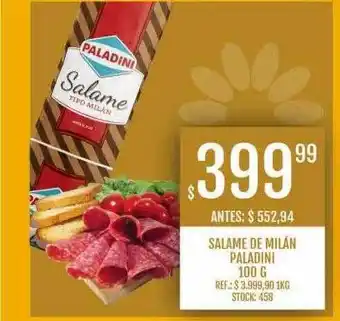 Supermercados Todo Salame de milan paladini oferta