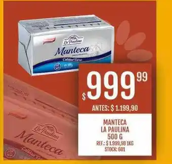 Supermercados Todo Manteca la paulina oferta