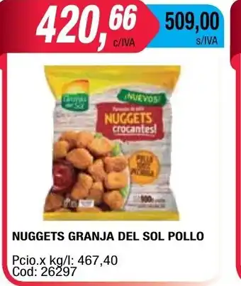 Maxiconsumo Nuggets Granja Del Sol Pollo oferta