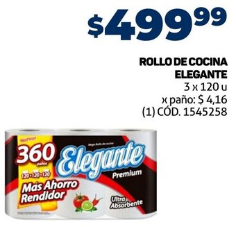 Makro Rollo de Cocina Elegante 3 x 120u oferta