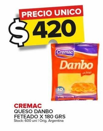 Carrefour Maxi Queso dambo cremac feteado 180g oferta