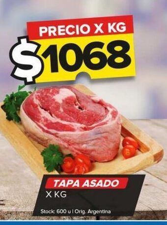Carrefour Maxi Tapa de asado x kg oferta