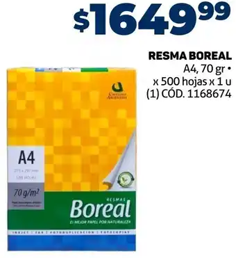 Makro Resma Boreal A4, 70g oferta