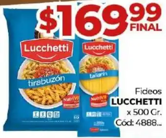 Diarco Lucchetti Fideos 500g oferta