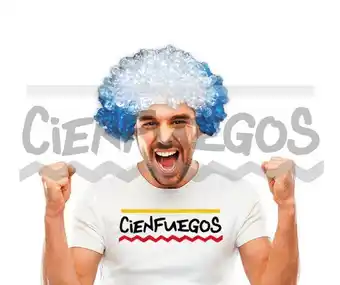 Cienfuegos Peluca afro argentina x1 oferta