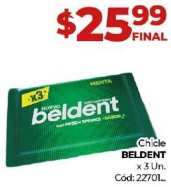 Diarco Beldent Chicle 3un oferta