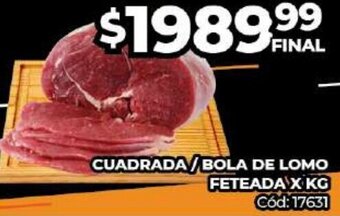 Diarco Cuadrada/Bola de Lomo Feteada oferta