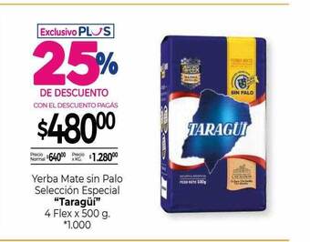 La Anonima Taragui oferta
