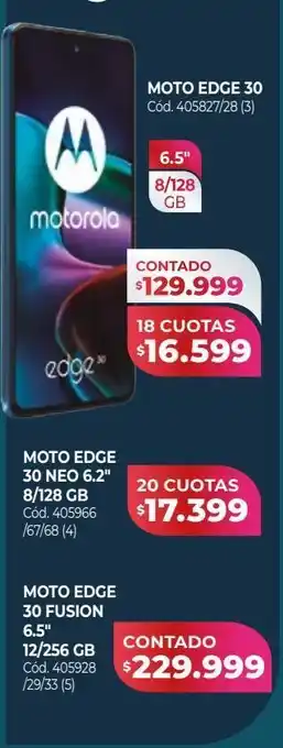 Naldo Lombardi Motorola moto edge 30 oferta