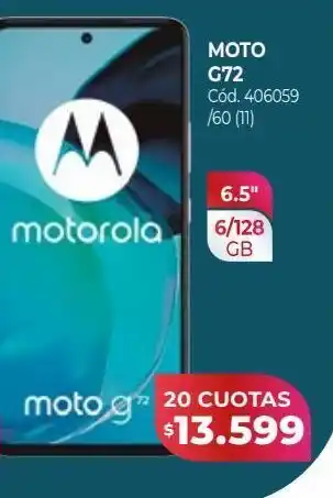 Naldo Lombardi Motorola moto g72 oferta